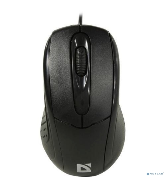 Мышь проводная Defender Standard MB-580 черный, 1000 dpi, USB, кнопки - 3