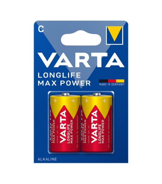Батарейка VARTA LONGLIFE MAX P. C бл. 2