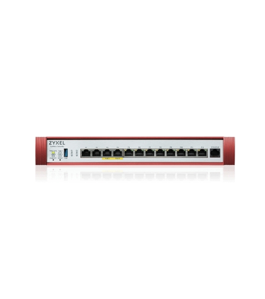 Межсетевой экран Zyxel USG FLEX 500H, Rack, 2xRJ-45: 1/2.5G (LAN/WAN), 2xRJ-45: 1/2.5G PoE+ (LAN/WAN), 8xRJ-45: 1G (LAN/WAN), 1xUSB3.0 **