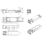 Модуль SNR SFP+ WDM, дальность до 3км (5dB), 1330нм, фото 1