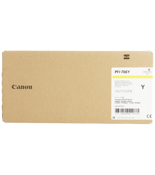 Картридж струйный Canon PFI-706 Y желтый для iPF8300S/8400/9400S/9400 (6684B001)