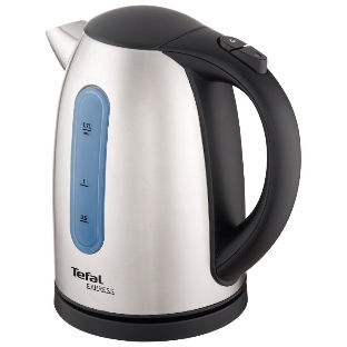 Чайник Tefal KI 170D30  Максимальная мощность: 2400 Вт Объем: 1.7 л Материал корпуса: металл Нагревательный элемент: закрытая спираль Дисплей: нет Терморегулятор: нет Индикация включения: нет Индикатор уровня воды: да Фильтр: да