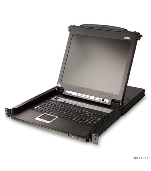 KVM переключатель Aten KVM W/LCD 8PORT CL5708M-ATA-RG