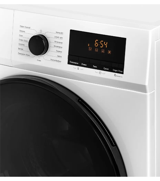 Стиральная машина Monsher MWDM 665 Blanc белый, загрузка фронтальная 10.5 кг, 1400 об/мин, класс A
