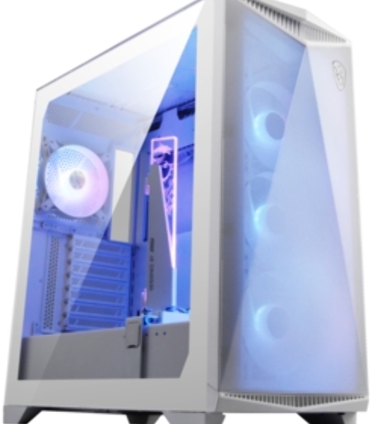 Компьютерный корпус MSI MPG GUNGNIR 300R AIRFLOW White, Midi Tower, EATX,2xUSB 3.2 Gen 1, 1xUSB 3.2 Gen2 Type-C,4x120мм PWM ARGb Fan, ARGb+PWM Control Board, Tempered Glass Window