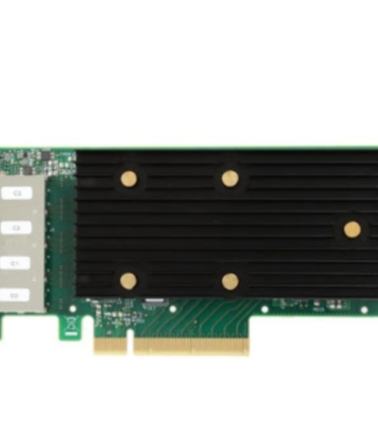 Плата контроллера RAID-массива Broadcom MegaRAID 9500-16e HBA PCIe 4.0 x8 LP, Tri-Mode SAS/SATA/NVMe, 16-port (4x SFF8644 ext), SAS3816 ROC (05-50075-00/05‐50075‐00004)