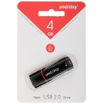 Флешка USB Smartbuy Crown black (SB4GBCRW-K), 4Gb, USB 2.0, R/W 25/15, черный/красный, фото6