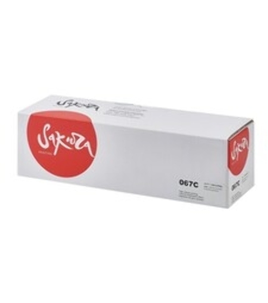 Картридж лазерный Sakura 067C (5101C002) для Canon i-SENSYS LBP631/LBP633/MF651/MF655/MF657, голубой, 1300 к. (чип без счетчика копий)