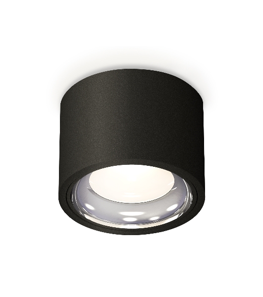 Светильник Ambrella Light XS7511011 SBK/PSL черный песок/серебро полированное MR16 GU5.3 (C7511, N7023)