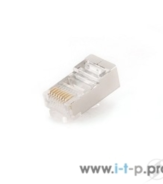 Коннектор Gembird Вилка RJ-45 LC-8P8C-001 (3-зубца) cat.5e, для одножильного кабеля (100 шт.)