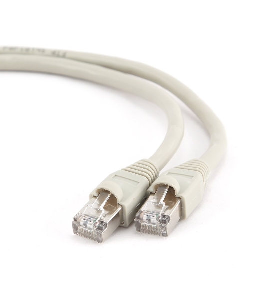 Патч-корд FTP Cablexpert cat.6, 2м, литой, многожильный, серый