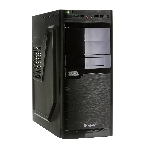 Компьютерный корпус Miditower ExeGate XP-330U Black, ATX, (XP400, Black,120мм), 2хUSB+2хUSB 3.0, Audio, фото 1