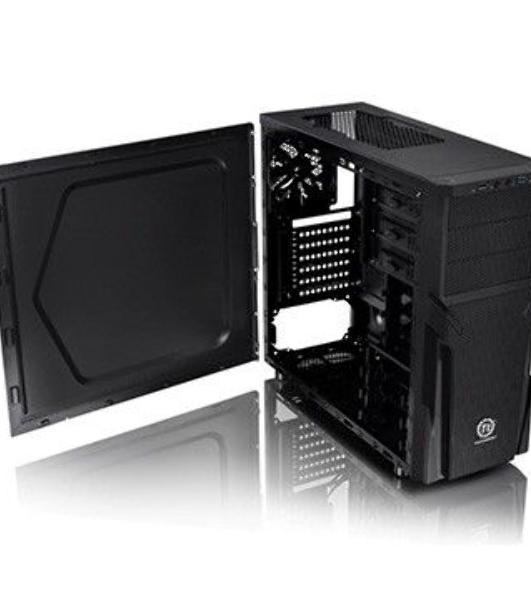 Компьютерный корпус Thermaltake Versa H21 черный без БП ATX 2x120мм 1xUSB 2.0 1xUSB 3.0 audio bott PSU