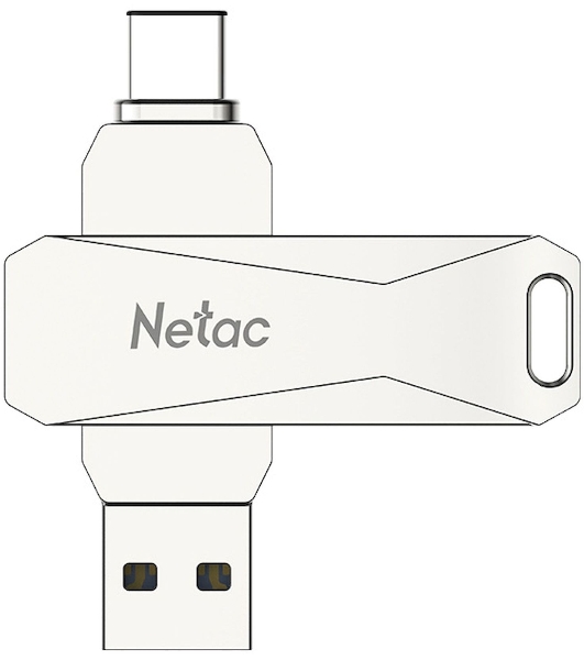 Флешка USB Netac U782C NT03U782C-128G-30PN dual USB 3.0+TypeC 128Gb, retail version