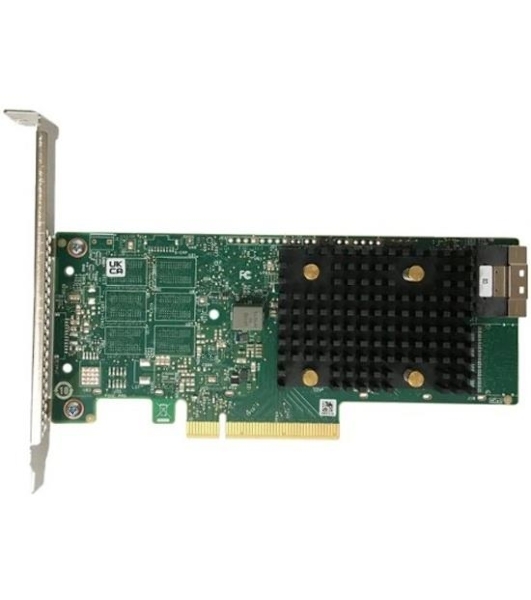 Адаптер SAS 9500-8i SGL (05-50077-03) PCIe v4 x8 LP, Tri-Mode SAS/SATA/NVMe 12G HBA, 8port(2*int SFF8654), 3808 IOC