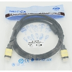 Кабель HDMI Behpex Ver.1.4 Gold jack HDMI(19pin)/HDMI(19pin) 1.8м феррит.кольца позолоченные контакты, фото 1