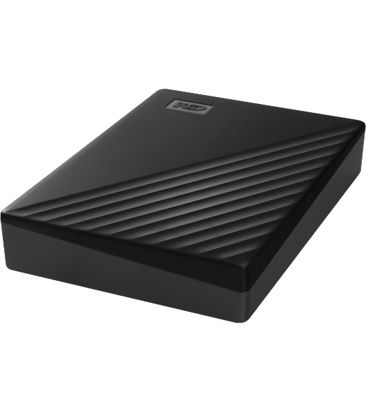 Внешний HDD 2.5' Western Digital My Passport, 5TB, USB 3.2 Gen 1 Type-A, 5400 rpm, черный