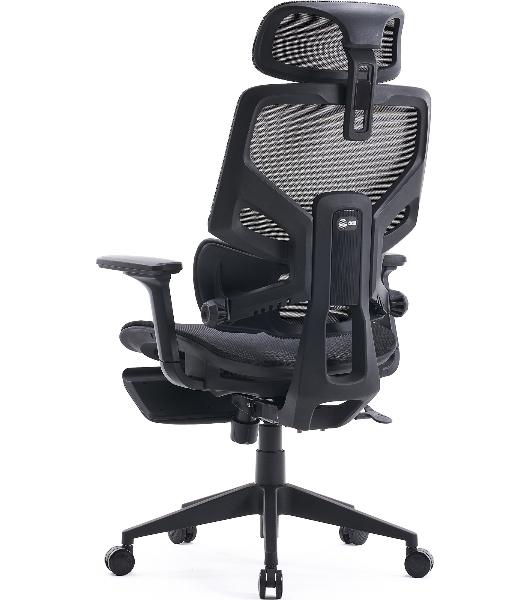 Кресло Cactus CS-CHR-MC01-GYBK серый, сетка, подголовник