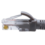 Патч-корд Suprlan 10-0141 UTP RJ-45 вил.-вилка RJ-45 cat.5e 0.5м серый LSZH 24AWG, фото3
