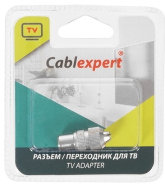 Разъем Cablexpert TVPL-03, TV (папа), блистер