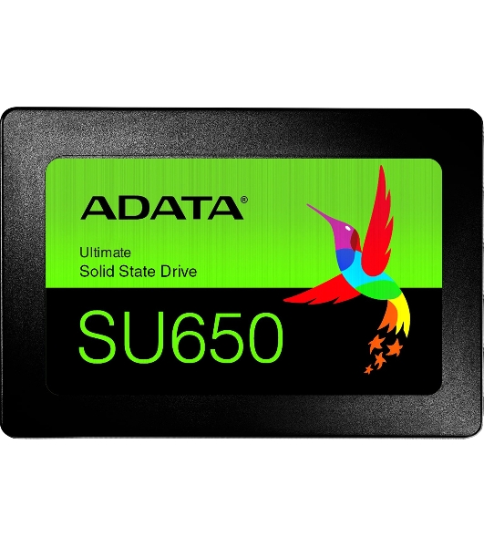 Накопитель SSD ADATA SU650, 512Gb, SATA III, 2.5', R/W 520/450