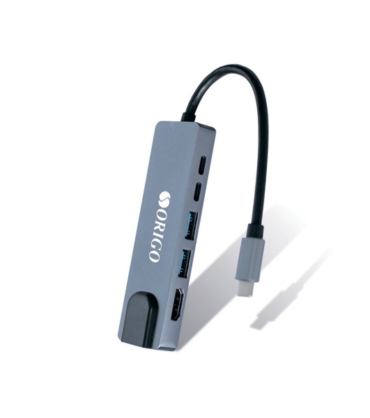 USB-концентратор ORIGO OU3340NPD, USB Type-C, USB 3.0/USB Type-C/HDMI/RJ-45, USB Type-C