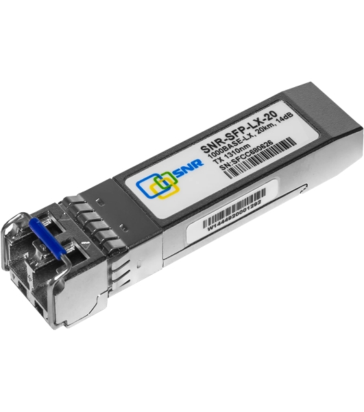 Модуль SNR SFP оптический, дальность до20км (14dB), 1310нм