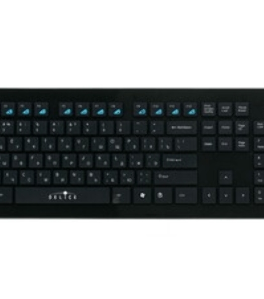Клавиатура Oklick 870S беспроводная, радиоканал, чёрный