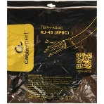 Патч-корд UTP Cablexpert PP6U-20M cat.6, 20 м, литой, многожильный, серый, фото5