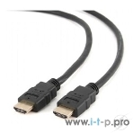 Кабель Cablexpert HDMI CC-HDMI4-1M, 19M/19M, v2.0, медь, позол.разъемы, экран, 1м, черный, пакет, фото2