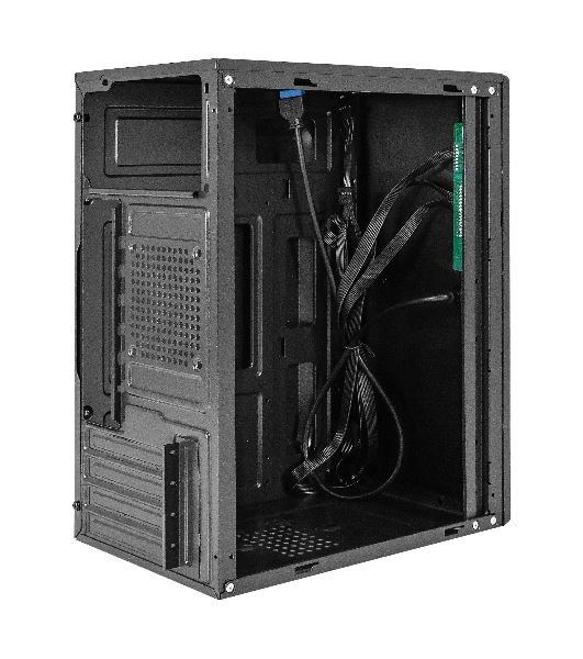 Компьютерный корпус Minitower ExeGate BAA-408U (mATX, без БП, 2хUSB/1хUSB 3.0, HD Audio, черный)