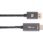 Кабель DisplayPort M-> HDMI M 4K@60Hz 1.8m Telecom,оплетка (TA561M-1.8M), фото15