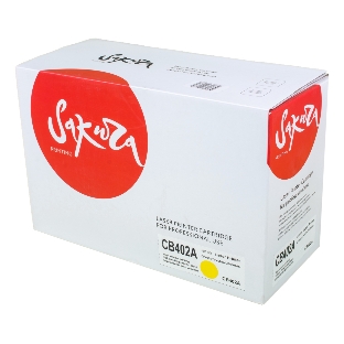 Картридж лазерный Sakura CB402A для HPColor LaserJet CP4005/CP4005n/CP4005dn, желтый, 7500 к.