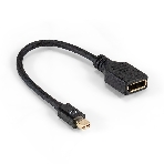 Кабель miniDisplayPort-DisplayPort ExeGate EX-CC-mDPM-DPF-0.15 (mini20M/20M, 0,15м), фото2