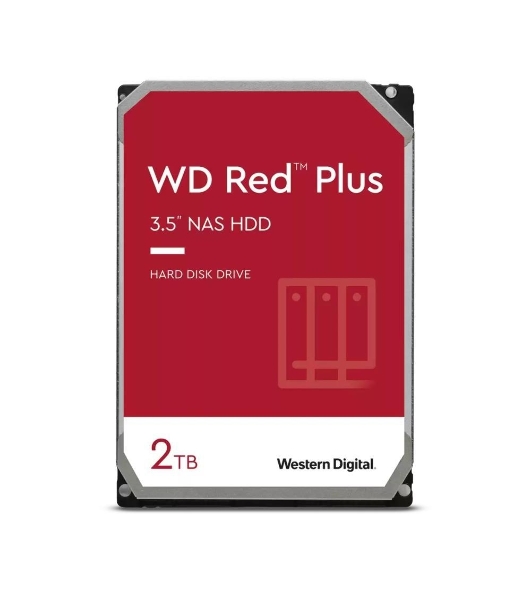 Жесткий диск Western Digital 2Tb SATA-III NAS Red Plus (5400rpm) 64Mb 3.5'