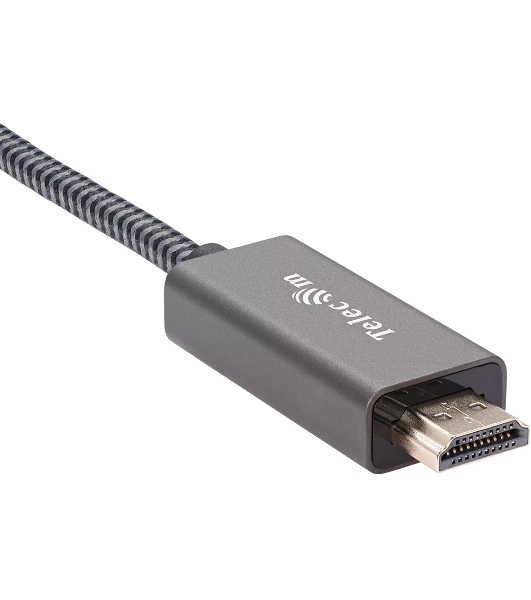 Кабель DisplayPort M-> HDMI M 4K@60Hz 1.8m Telecom,оплетка (TA561M-1.8M)