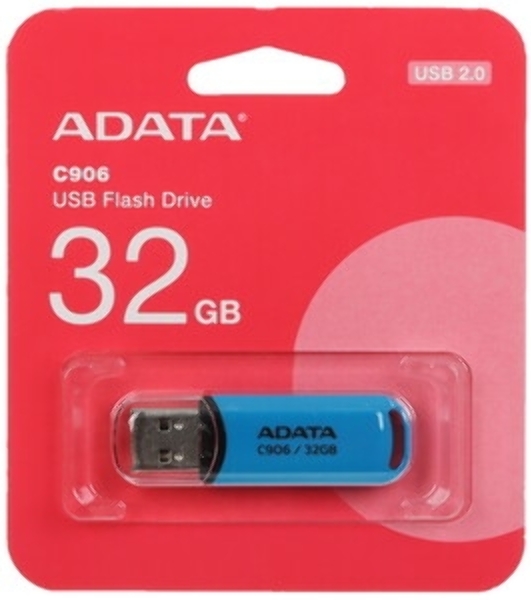 Флеш Диск A-DATA 32Gb AC906-32G-RWB Classic C906, USB 2.0, синий