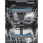 Встраиваемая посудомоечная машина ELECTROLUX EEG63410L/Встраиваемая узкая посудомоечная машина, загрузка на 10 комплектов посуды, сенсорное управление, 8 программ, 44.6x55x82 см, черный, сушка: стандартная (конденсация), индикация на полу: проекция дисплея, фото15