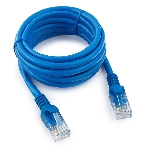 Патч-корд UTP Cablexpert cat.5e, 2м, литой, многожильный, синий, фото4