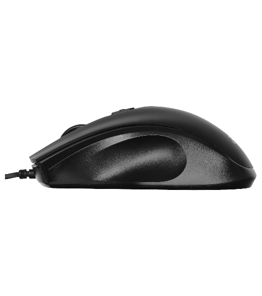 Мышь проводная Acer OMW020 черный, 1600 dpi, USB, кнопки - 4