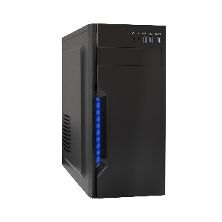 Компьютерный корпус Miditower ExeGate XP-333U Black, ATX, (XP350, Black,120мм), 1*USB/2*USB 3.0, Audio