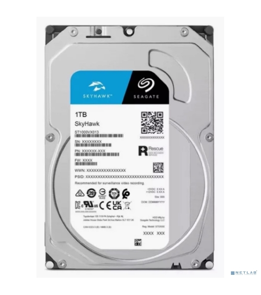 Жесткий диск Seagate 1Tb Video Skyhawk (5400rpm) 256Mb 3.5' SATA-III