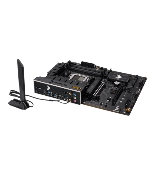 Материнская плата ASUS TUF GAMING B650-E WIFI, AM5, AMD B650, 4xDDR5, 4xSATA, 2xM.2, 1xPCI-E 4.0 x16, 2xPCI-E x1, 2xDP, 1xHDMI, 1x 2.5Gb LAN, 1xUSB-A 3.2 Gen 2, 2xUSB-A 3.2 Gen 1, 4xUSB-A 2.0, 1xUSB-C 3.2 Gen 2, 3x3.5 мм, 7.1, ATX