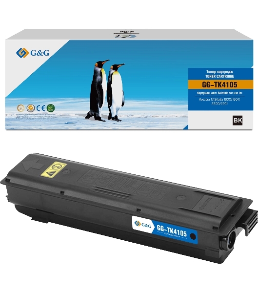 Картридж лазерный G&G GG-TK4105 TK-4105 черный (15000стр.) для Kyocera TASKalfa 1800/1801/2200/2201
