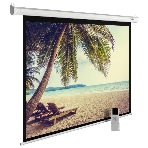 Экран Cactus 360x360 см MotoExpert CS-PSME-360x360-WT 1:1 настенно-потолочный рулонный белый (моторизованный привод), фото6