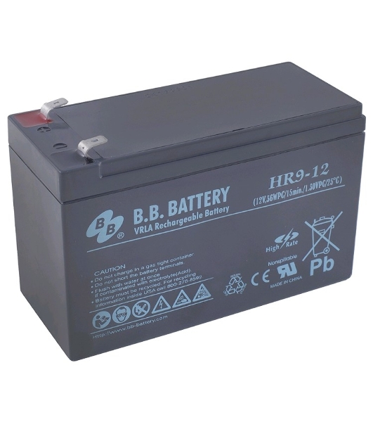 Батарея для ИБП B.B.Battery HR 9-12 (12V 9Ah)