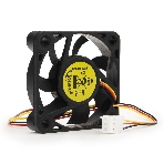 Вентилятор для корпуса Gembird черный 50мм 4500rpm 24db 3-pin 827, фото 1