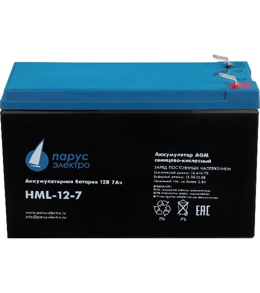 Батарея для ИБП Парус Электро, профессиональная серия HML-12-7