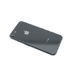 Задняя крышка (корпус) в сборе с рамкой для Apple iPhone 8 черный, фото 1