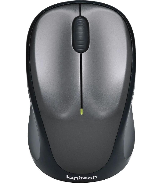 Мышь беспроводная Logitech M235 серый/черный, 1000 dpi, радиоканал, USB, кнопки - 3